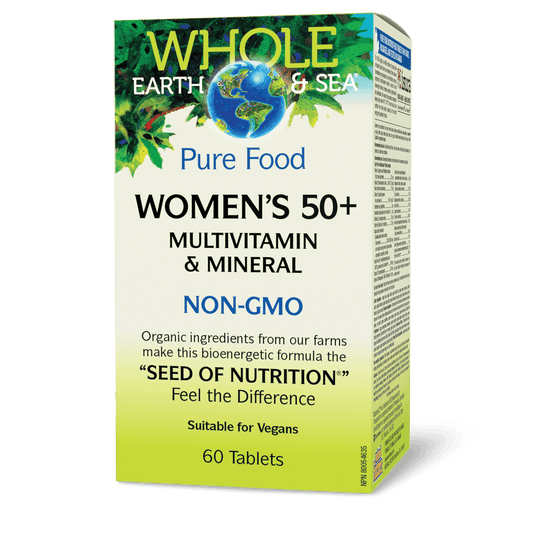 Whole Earth & Sea Women’s 50+ Multivitamin & Mineral 60 Tablets 