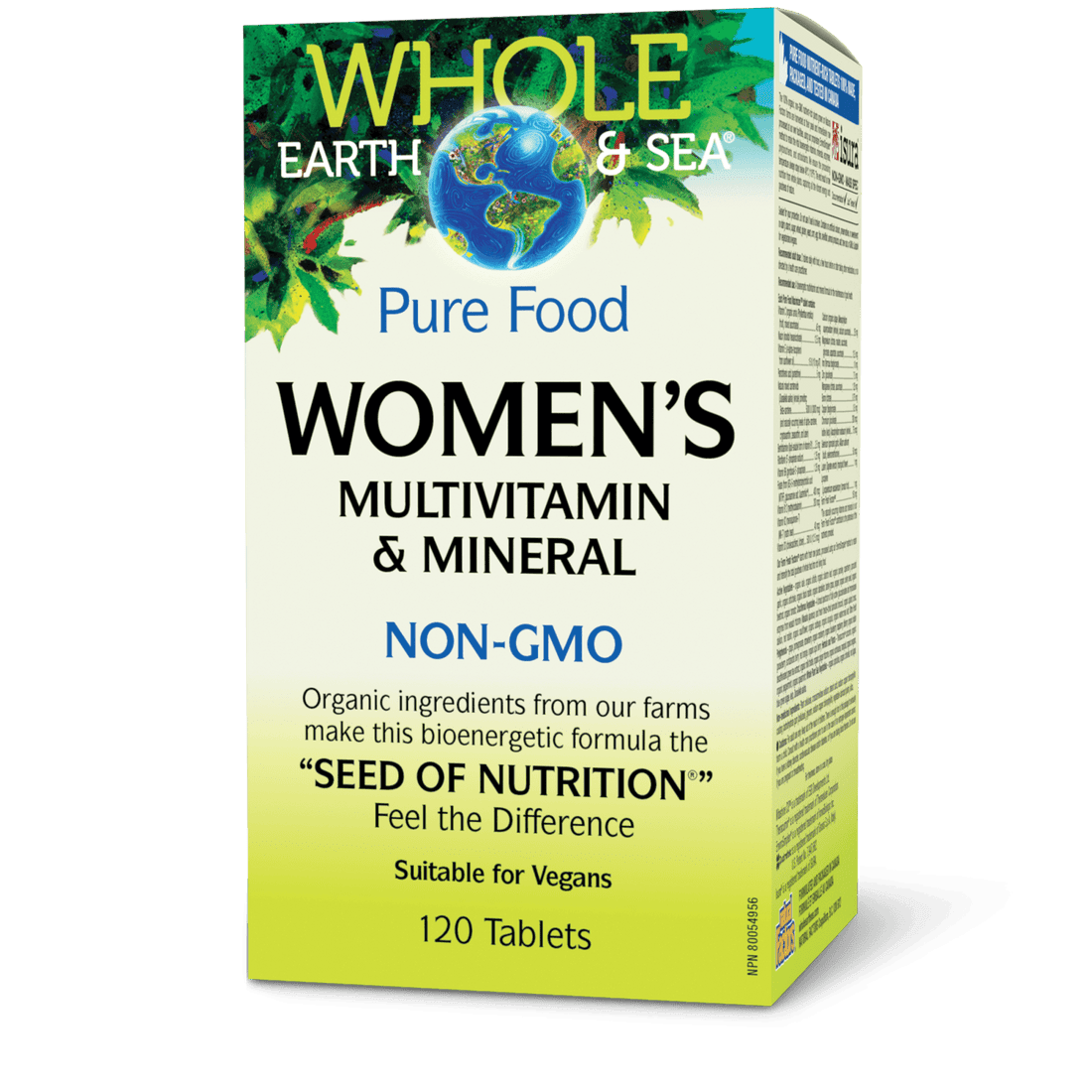 Whole Earth & Sea Women’s Multivitamin & Mineral 120 Tablets 