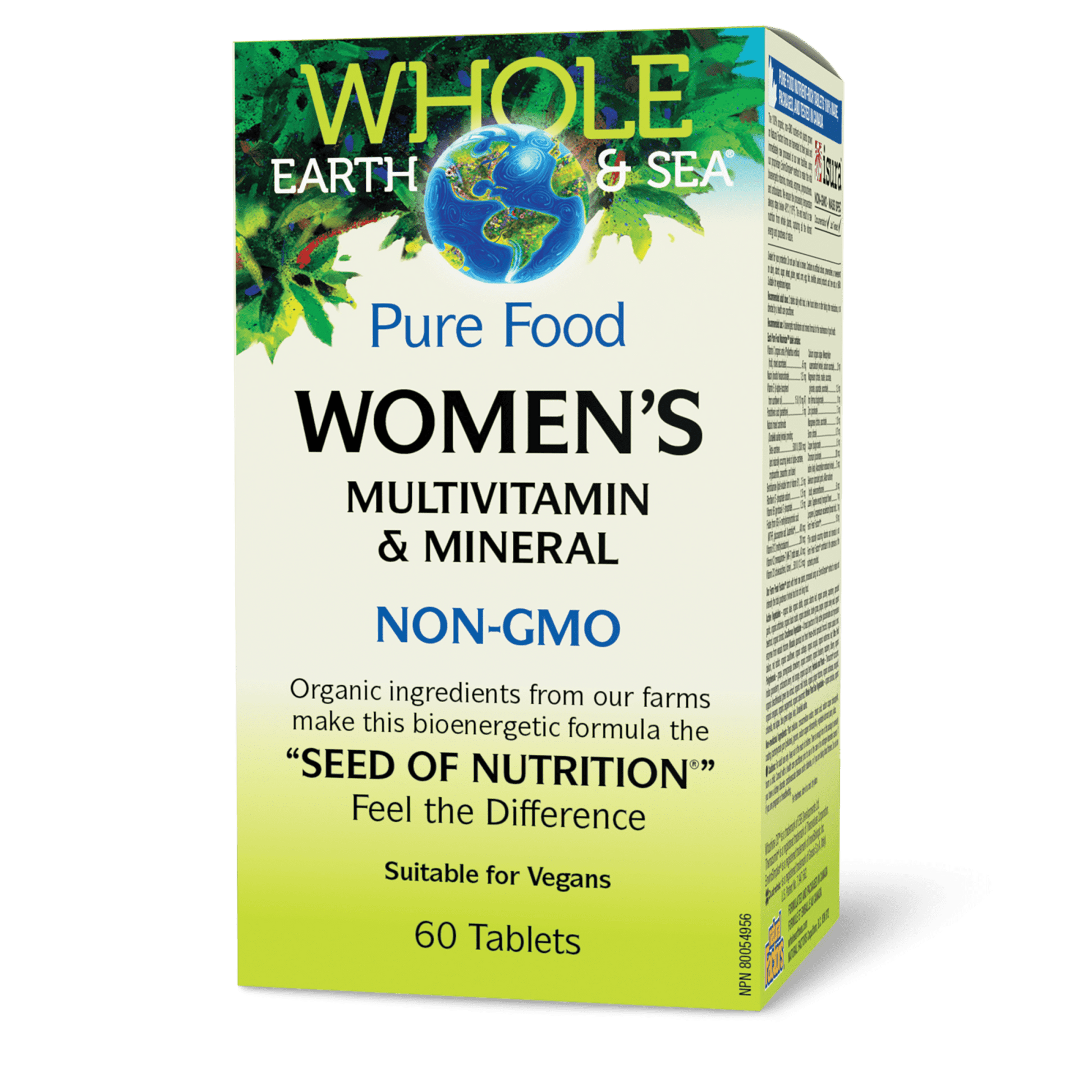 Whole Earth & Sea Women’s Multivitamin & Mineral 60 Tablets 