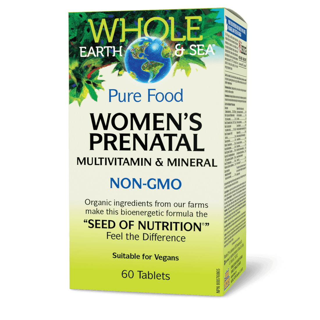 Whole Earth & Sea Women’s Prenatal Multivitamin & Mineral 60 Tablets - Wellness Supplement