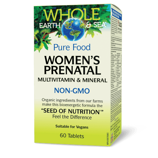 Whole Earth & Sea Women’s Prenatal Multivitamin & Mineral 60 Tablets - Wellness Supplement